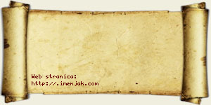 Strahinja Aksentijević vizit kartica